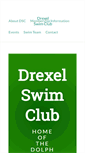 Mobile Screenshot of drexelswimclub.com